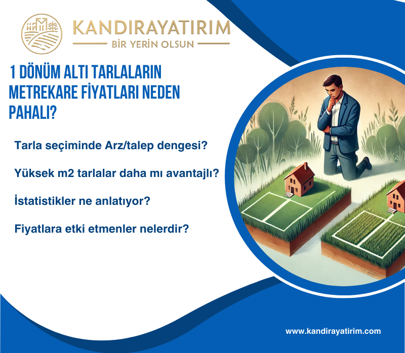 1 Dönüm Altı Tarlaların Metrekare Fiyatları Neden Pahalı?